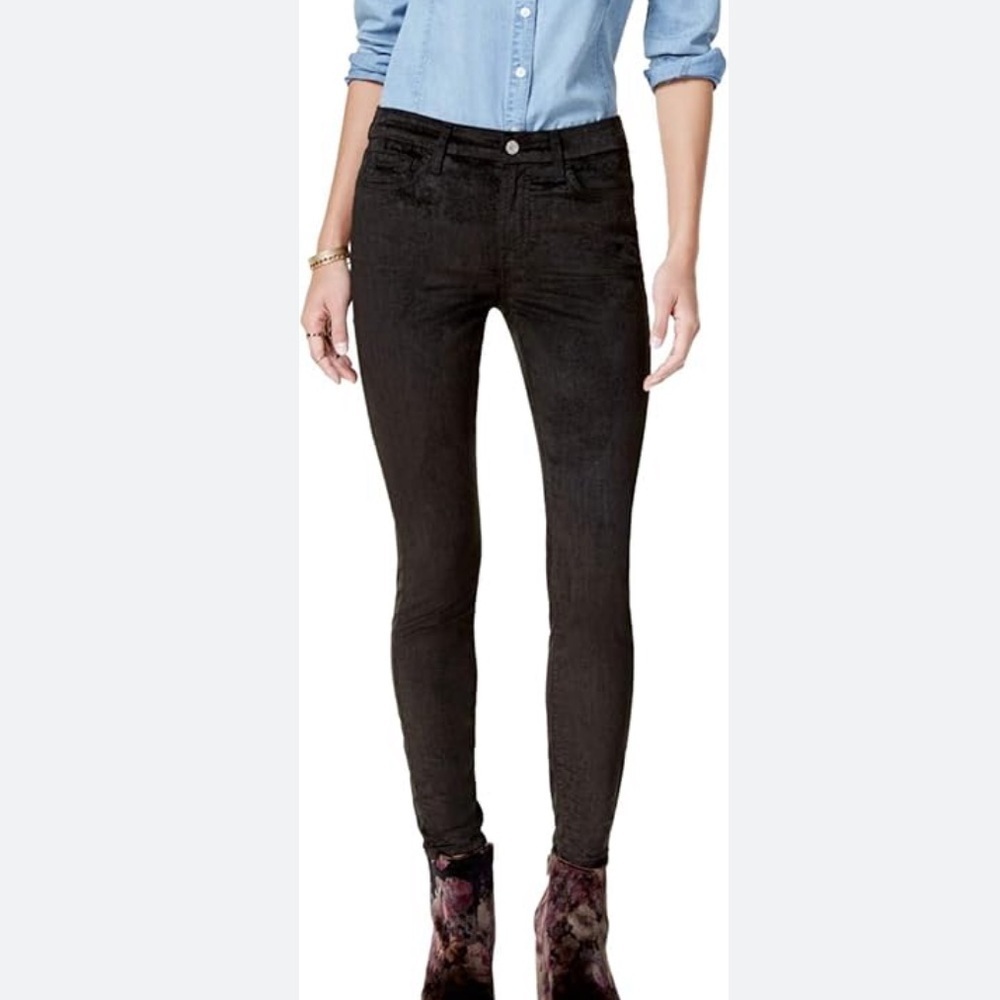 7 for all mankind brown Skinny Jeans